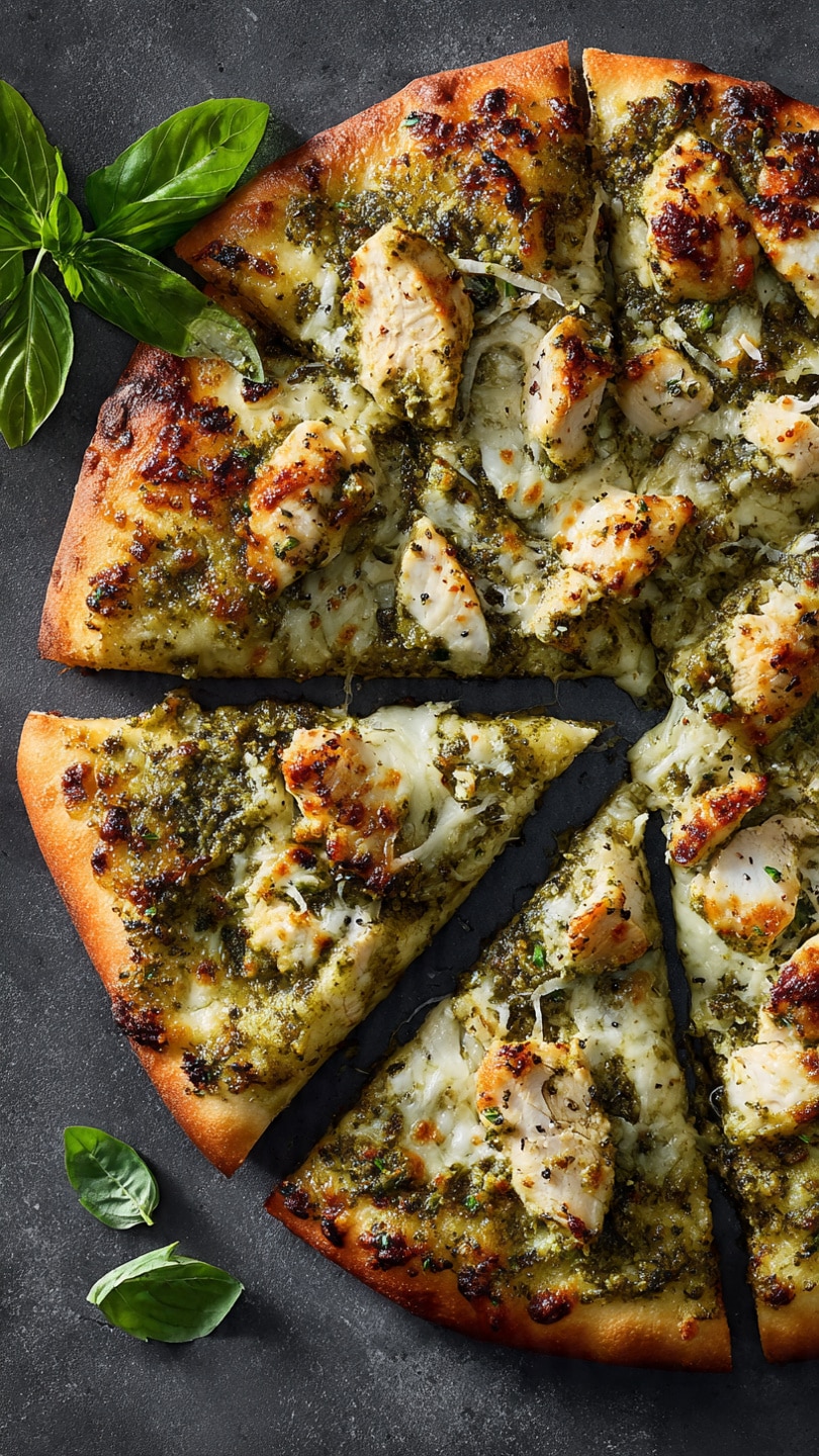 Pesto Chicken Pizza