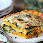 Butternut Squash and Spinach 3-Cheese Lasagna