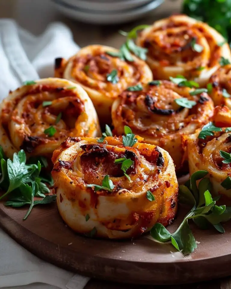 Spicy Harissa Chicken Pinwheels