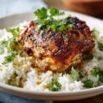 Crockpot Carolina Gold BBQ Chicken Thighs
