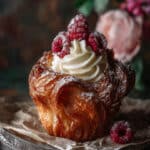 Raspberry Cream Cheese Cruffins