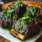 Mouthwatering Miso Short Ribs with Cilantro Sauce