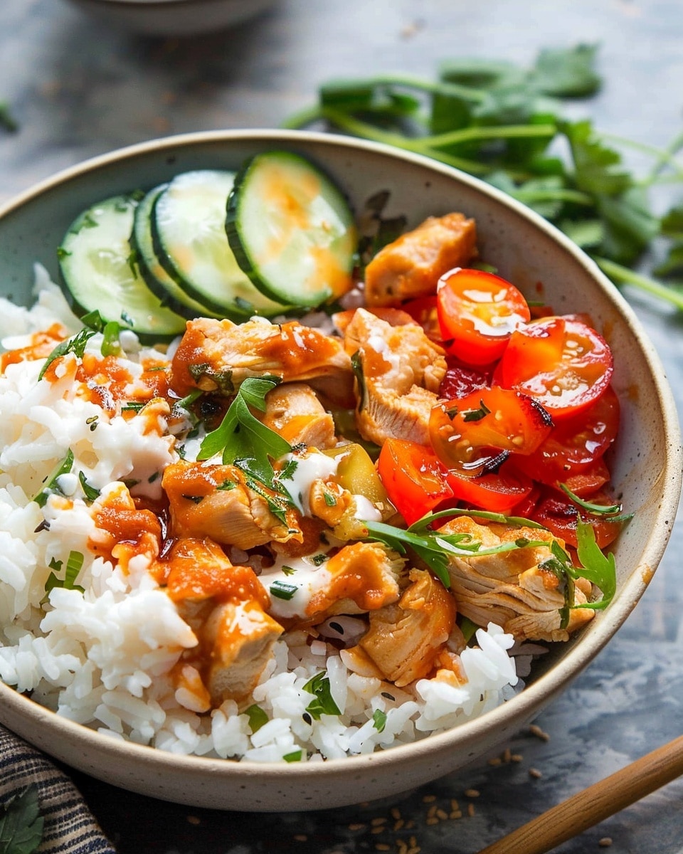 Sriracha Ranch Chicken Bowls
