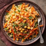 Moroccan-Spiced Chickpea and Carrot Couscous Salad
