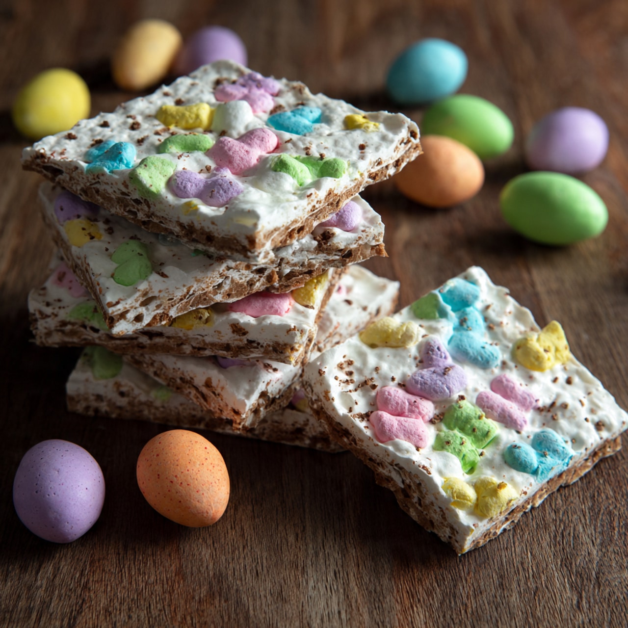 Easter Marshmallow Bark