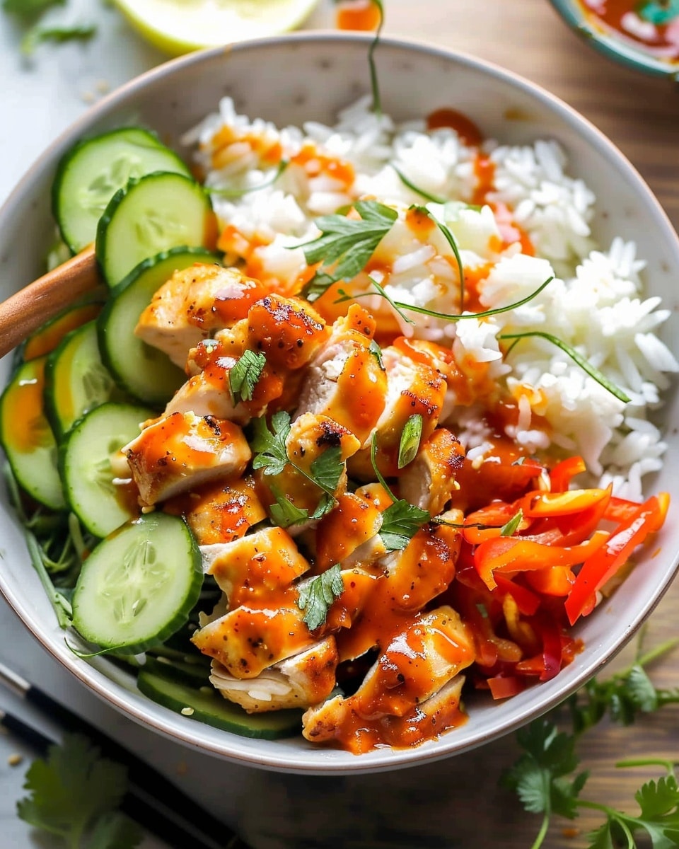 Sriracha Ranch Chicken Bowls