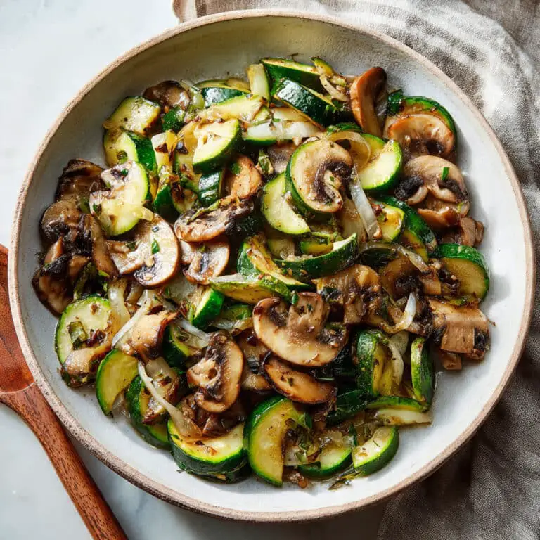 Sauteed Zucchini, Mushrooms, and Onions
