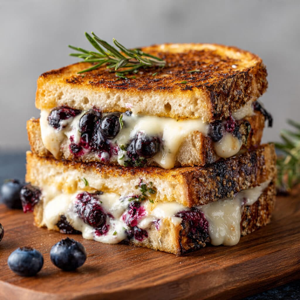 Gourmet Blueberry Grilled Cheese