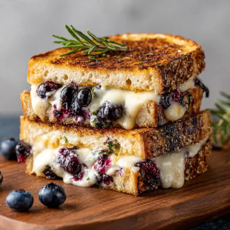 Gourmet Blueberry Grilled Cheese