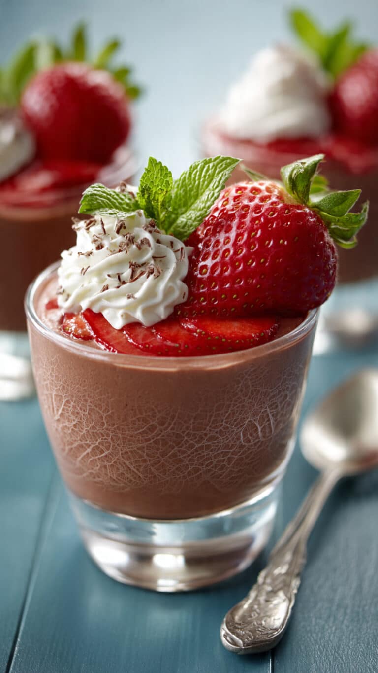 Chocolate-Covered Strawberry Mousse