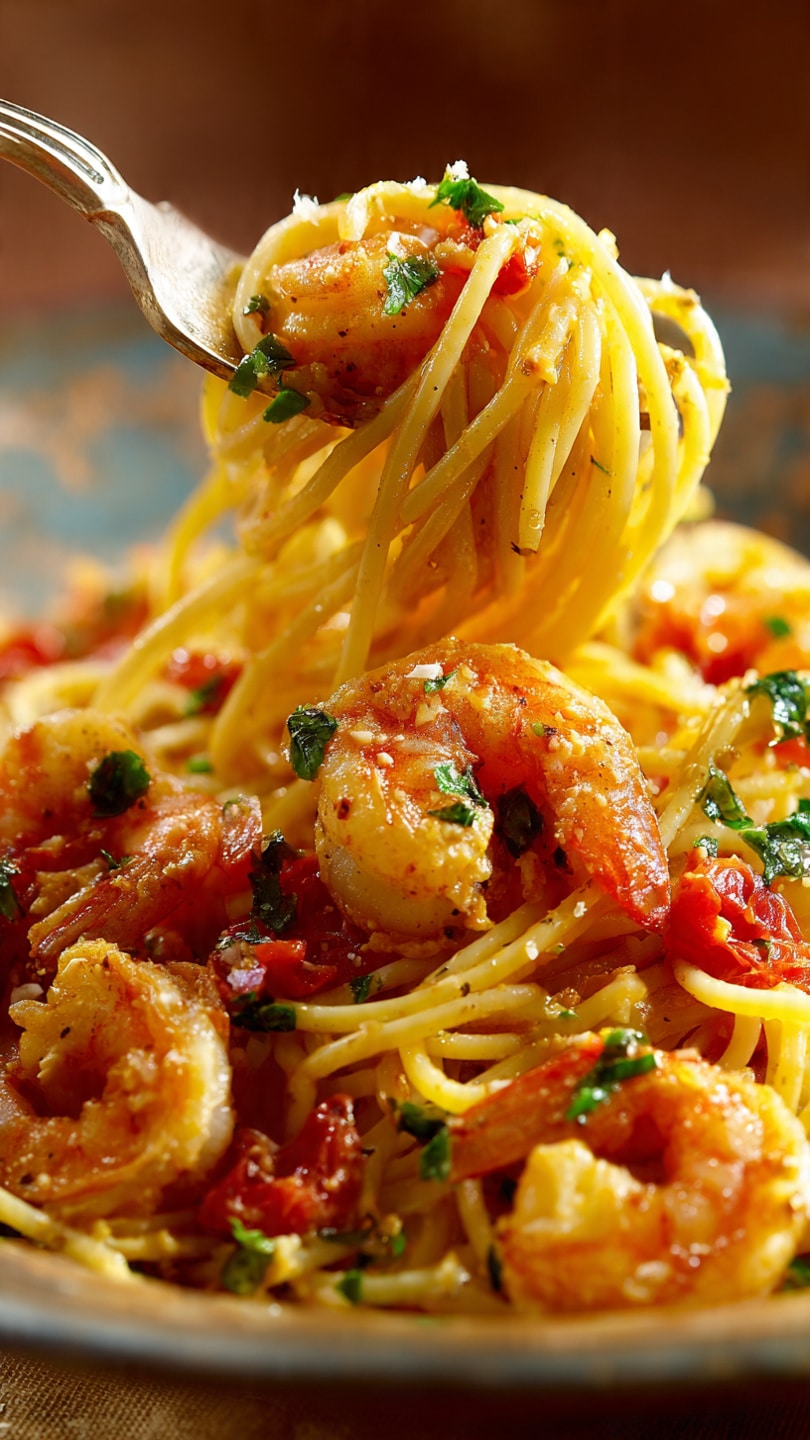 Tomato Shrimp Scampi