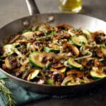 Sauteed Zucchini, Mushrooms, and Onions