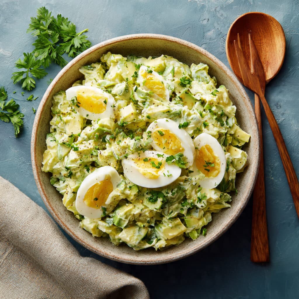 Healthy Avocado Egg Salad Recipe