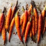 Sweet and Spicy Roasted Carrots