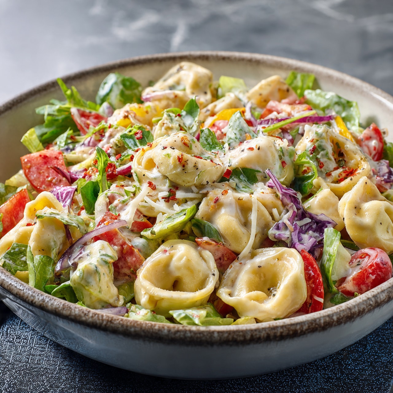 Tasty Grinder Tortellini Salad