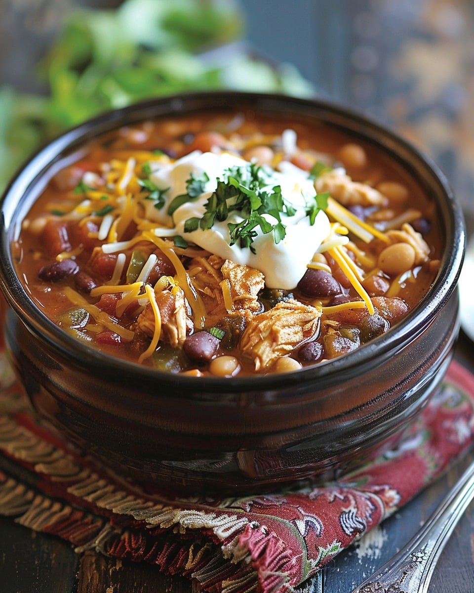 Slow Cooker Chicken Chili