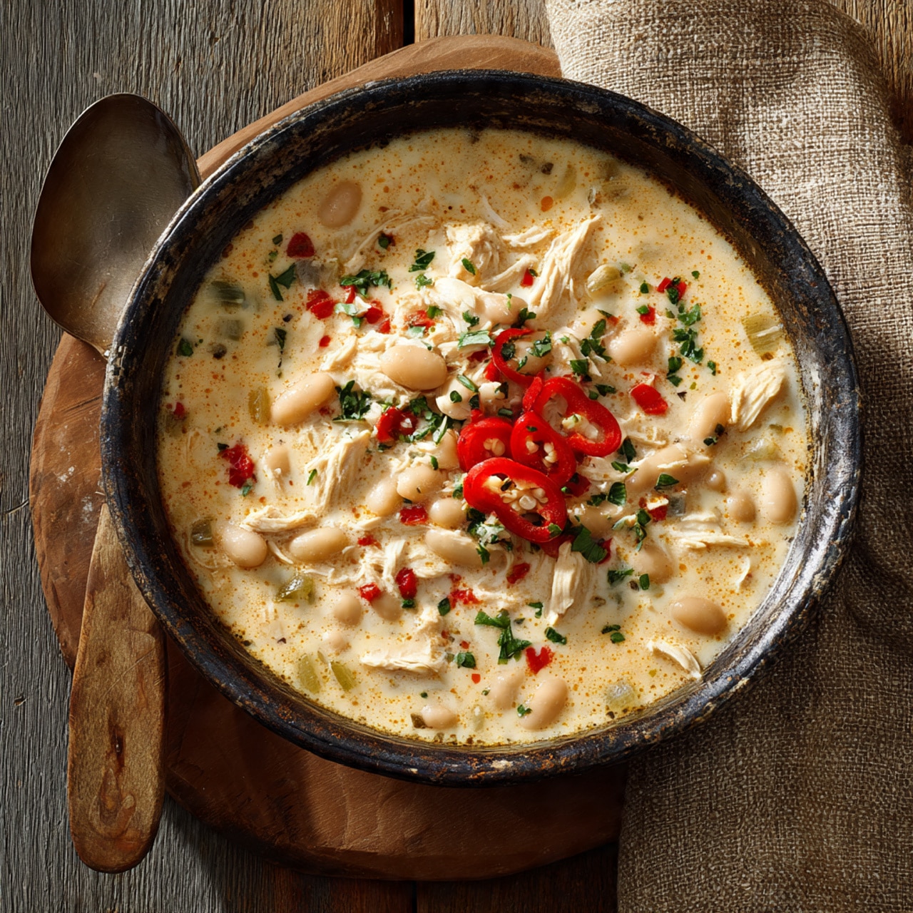 Creamy White Chicken Chili