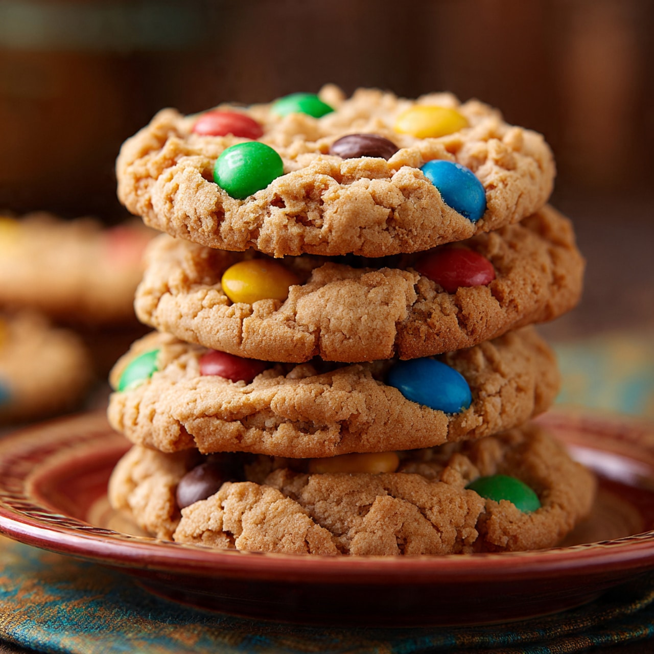 Peanut Butter M&M Cookies
