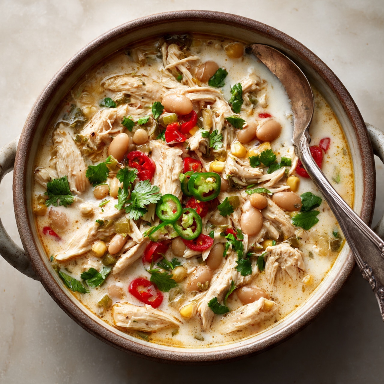 Creamy White Chicken Chili