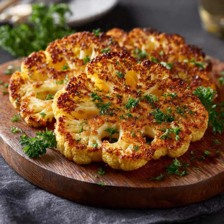 Crispy Baked Cauliflower Steaks