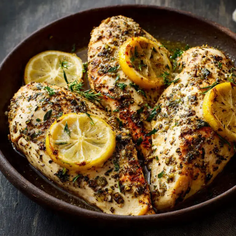 Slow Cooker Lemon Herb Chicken