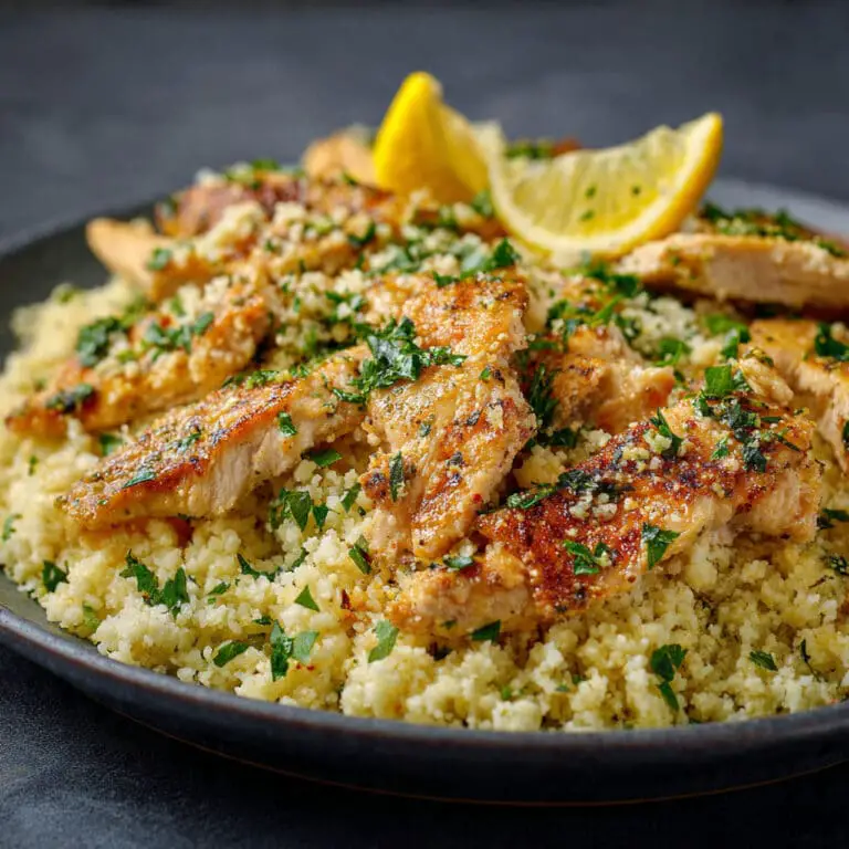 Keto Lemon Chicken Cauliflower Rice Bowls