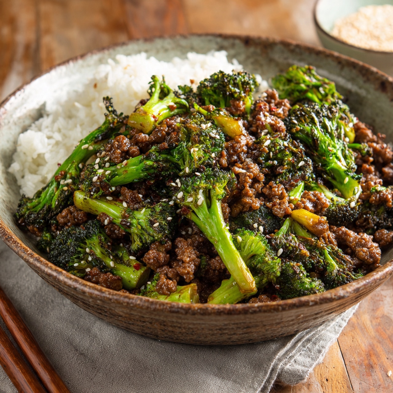 Easy Ground Beef and Broccoli Stir Fry