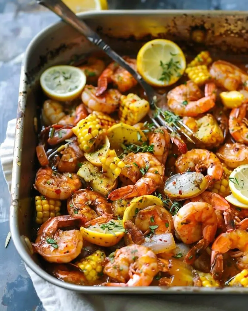 One-Pan Garlic Butter Shrimp Boil