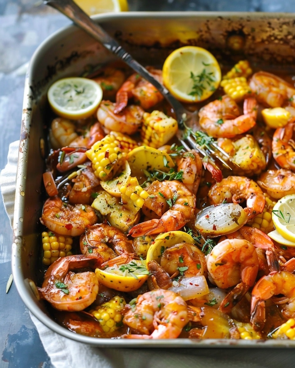 One-Pan Garlic Butter Shrimp Boil