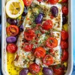 Baked White Fish Recipe, Mediterranean-Style