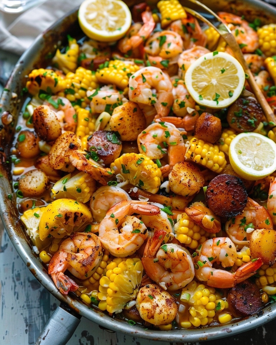 One-Pan Garlic Butter Shrimp Boil