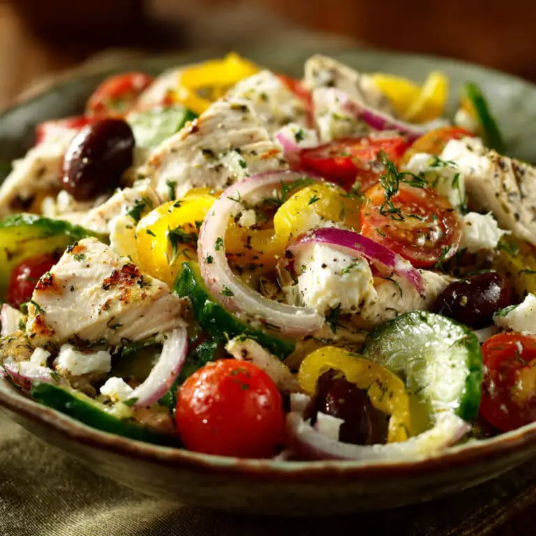 Greek Salad with Chicken