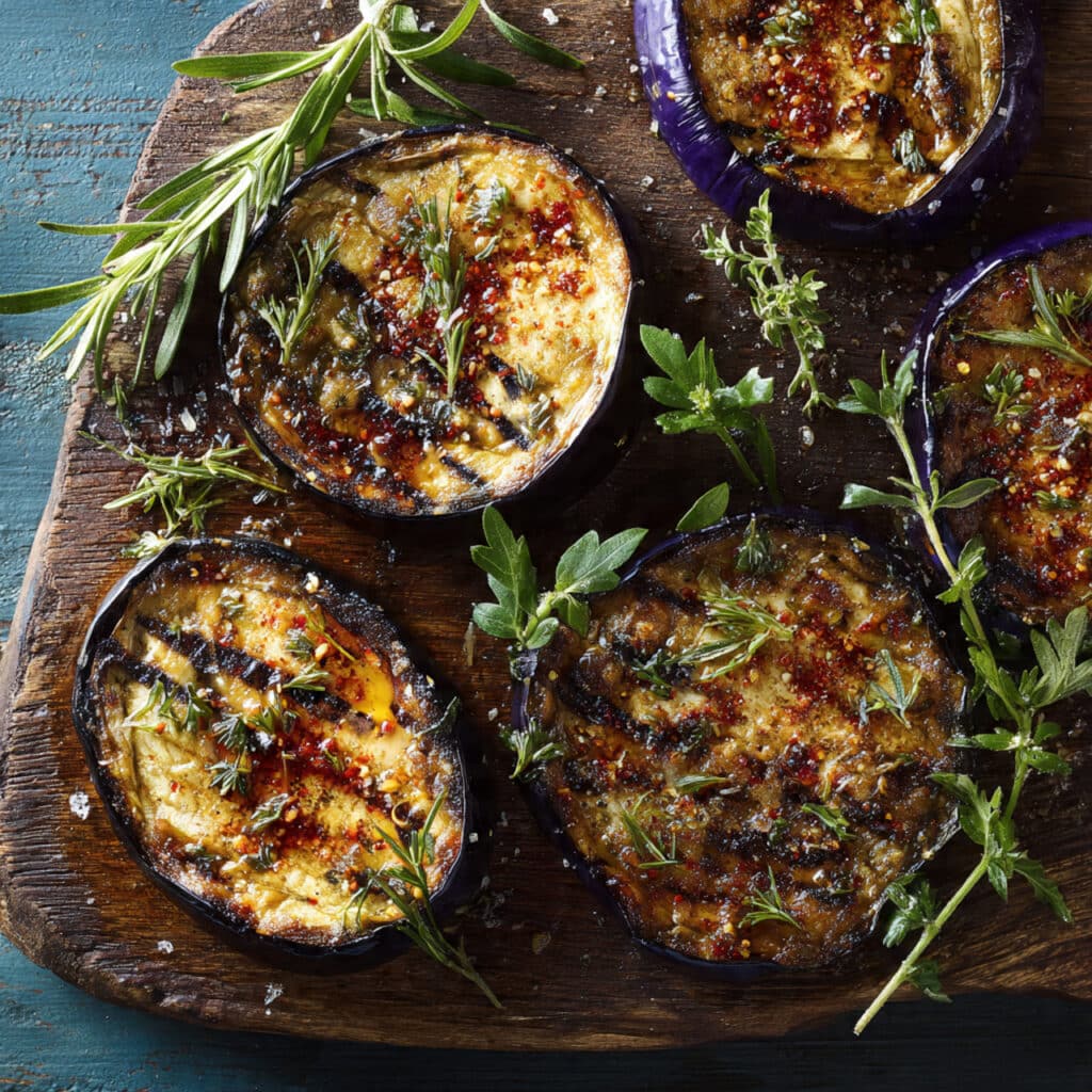 Oven Roasted Eggplant Slices