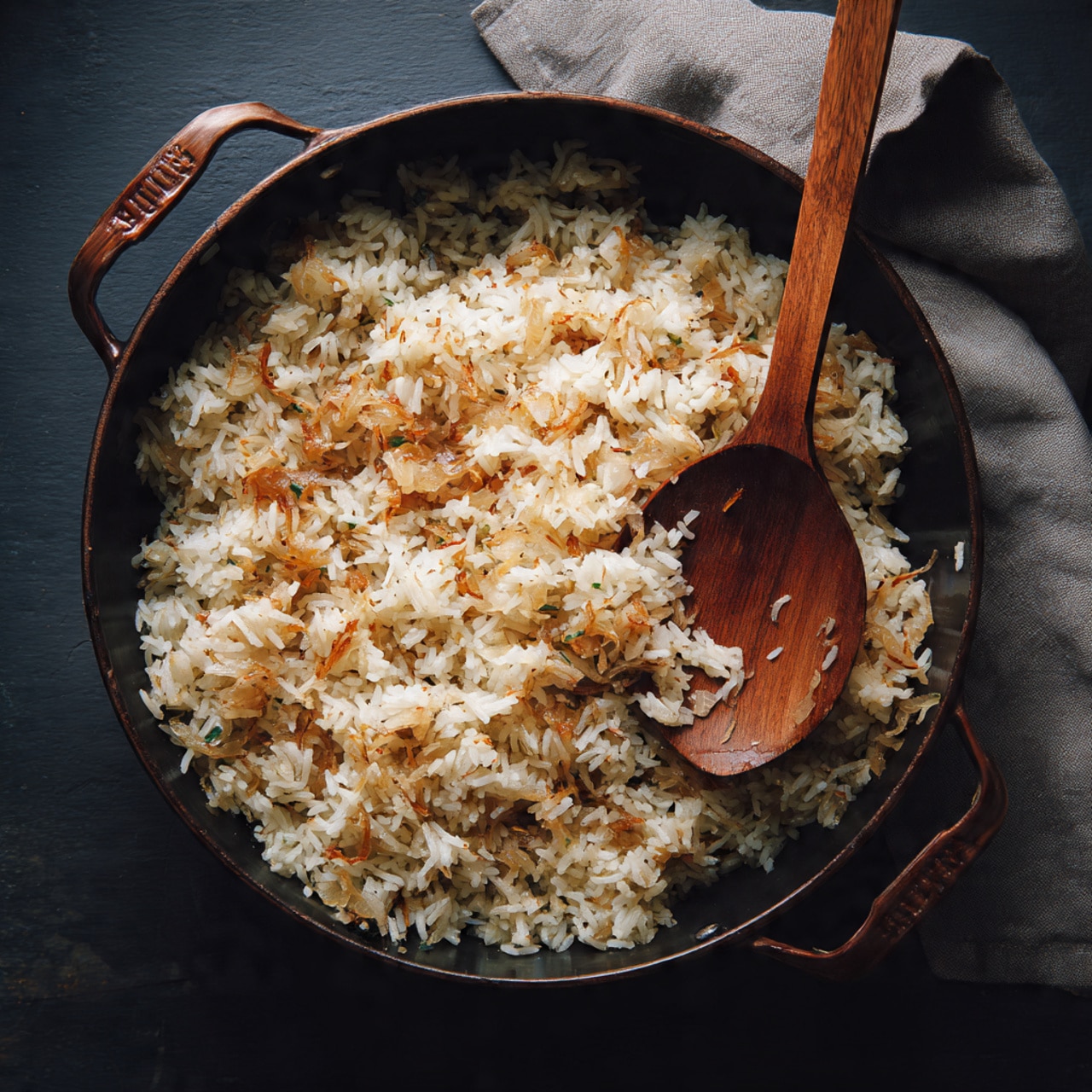 French Onion Rice