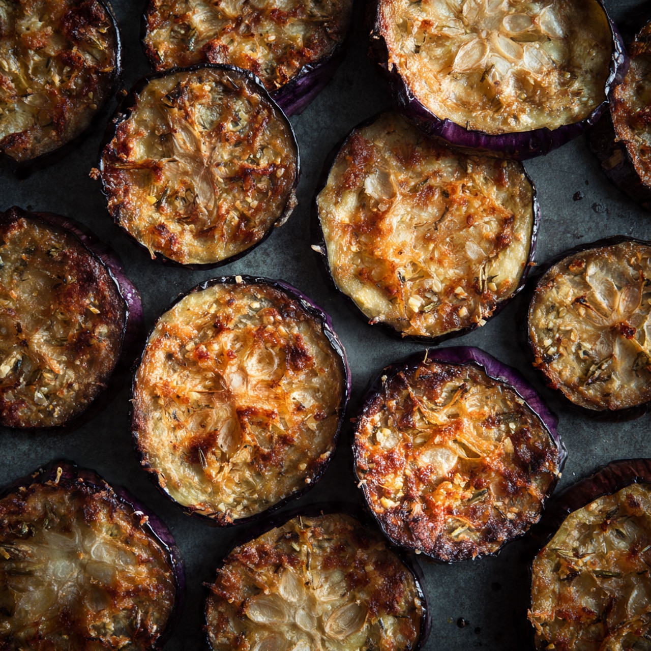 Oven Roasted Eggplant Slices
