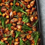 Sheet-Pan Miso Chicken & Sweet Potatoes