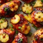 Sheet-Pan BBQ Pineapple Chicken
