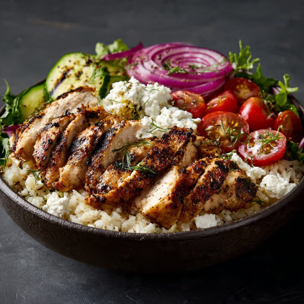 Greek Chicken Bowls