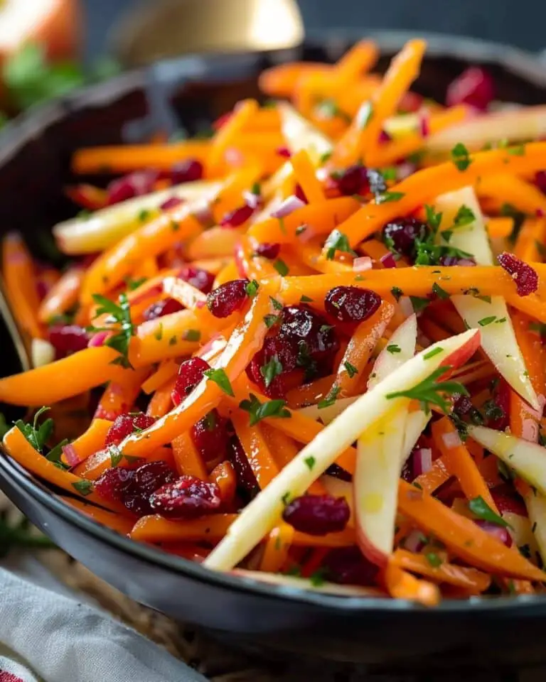 Refreshing Apple Cranberry Carrot Salad
