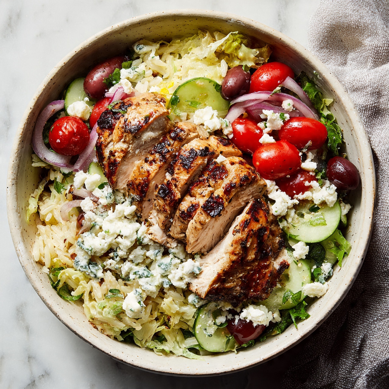 Greek Chicken Bowls
