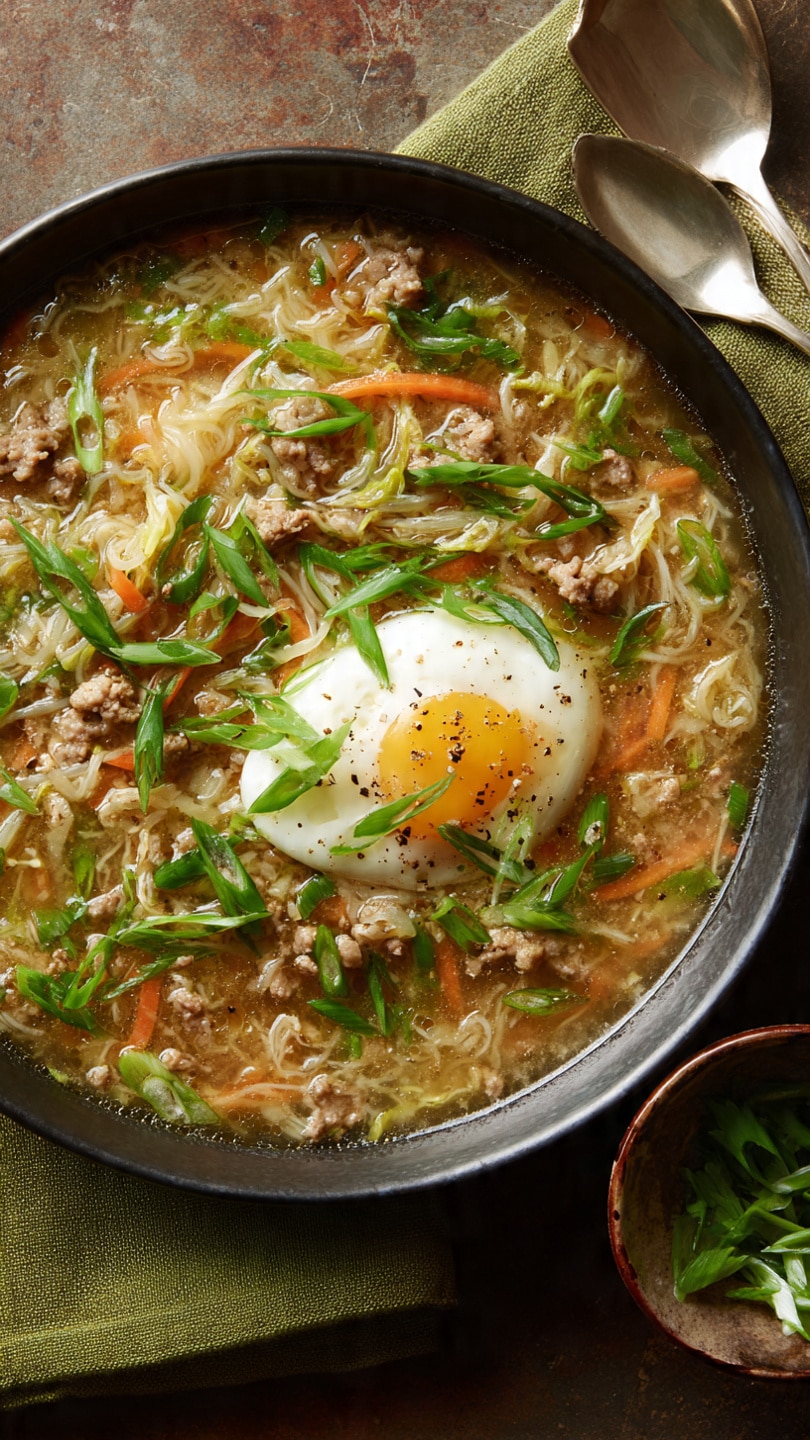 Cozy One-Pot Egg Roll Soup