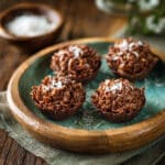 No Bake Chocolate Coconut Nests