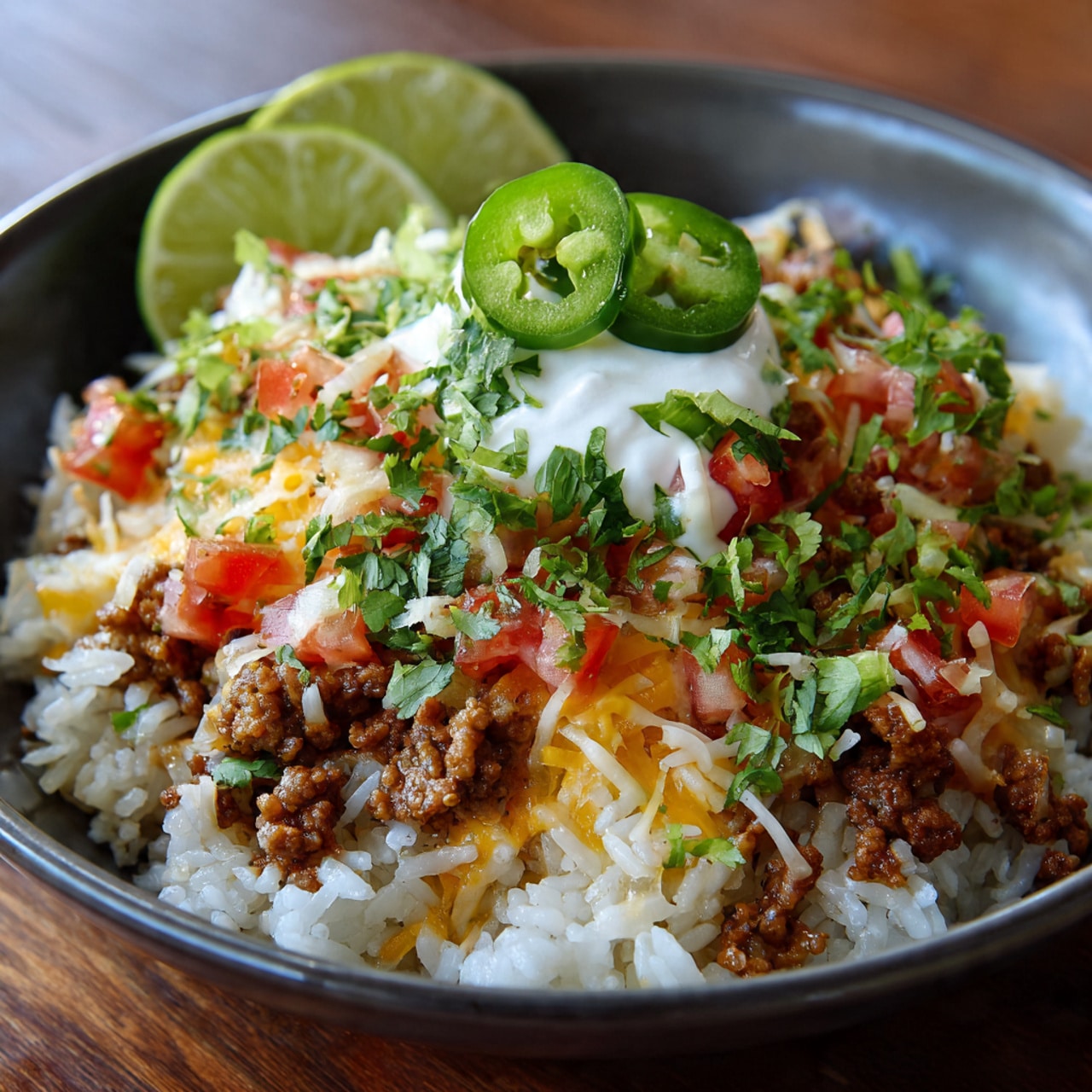 Ultimate Easy Taco Rice Bowl