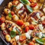 Caprese Chicken Gnocchi Skillet