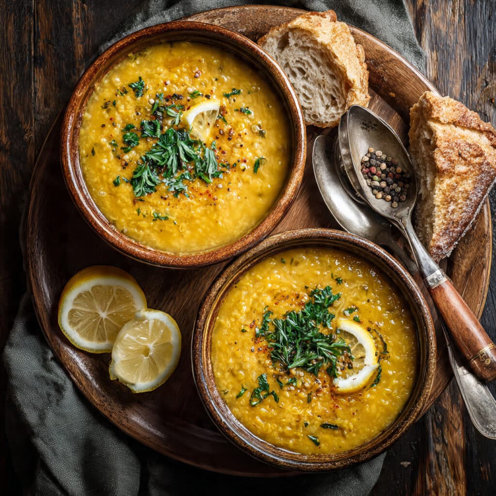 Healing Golden Lemon Lentil Soup