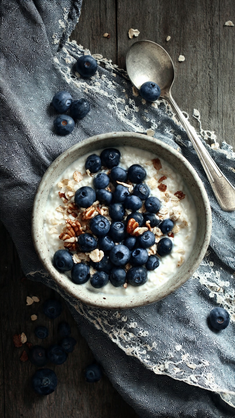 Blueberry & Muesli Cottage Cheese Bowl
