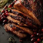 Slow-Braised Beef Roast with Cranberry Balsamic Glaze