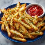 Air Fryer Garlic Parmesan Fries