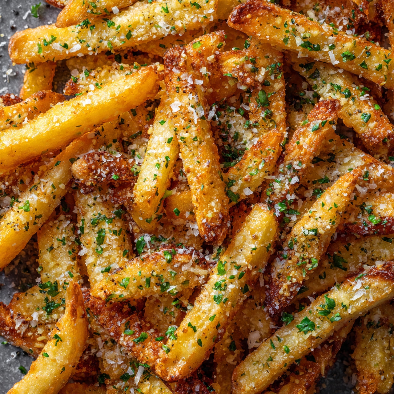 Air Fryer Garlic Parmesan Fries