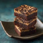 Espresso Mascarpone Ricotta Brownies